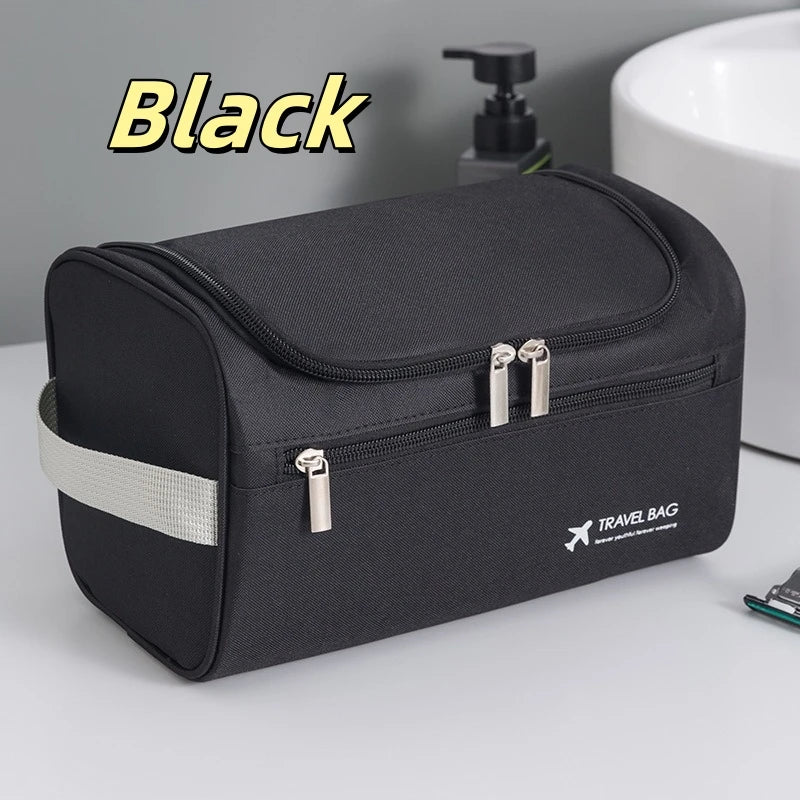 Portable Travel Toiletry Bag Large Capacity Folding Storage Bag Hook Multifunctional Storage Bag Sub