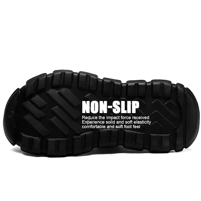 New Coming Men Chef Shoes Anti Slip Work Shoes Lazy Slippers Casual Trendy Slipper One Step Fashion Garden Shoes For Beach
