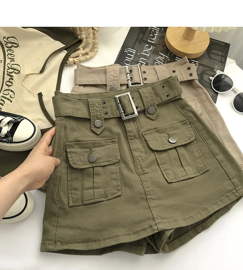 Design Sense Denim Skirt Pants Women's 2026 Summer Korean Version Hip Skirt