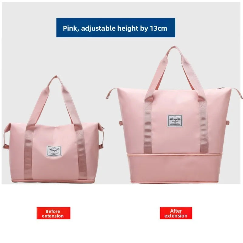 Large Capacity Casual Handbag for Men And Women Student Clothing Storage Bag Maternity Bag Travel Bag Polyester Material