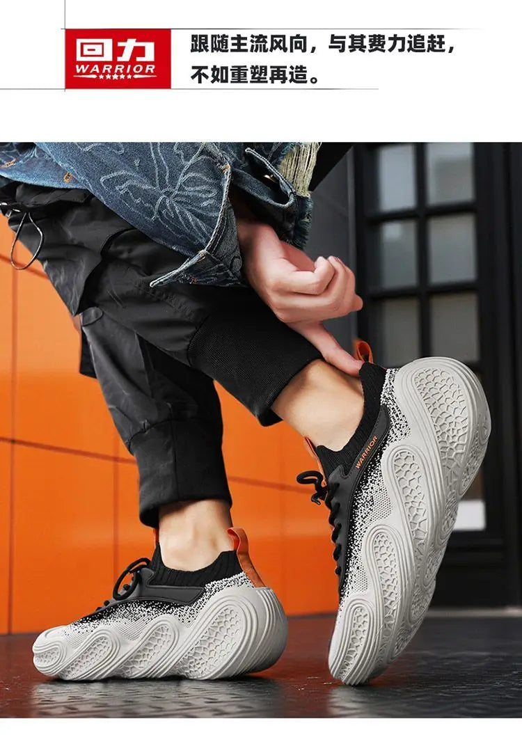 Warrior Original Brand Sports Shoes Summer Breathable Mesh Lightweight Running Shoes Wear-resistant Non-slip Casual Sneakers