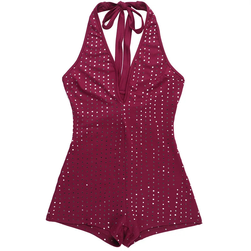 Sexy Club Women Black Style V-Neck Rompers Playsuits Bodysuit Sleeveless Streetwear Overalls Top Suit Summer Spring Jumpsuit