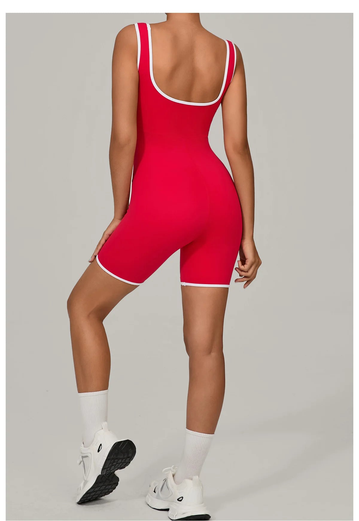 Jumpsuits Women Tracksuit One-Piece Suit Color Blocked Rompers Yoga Set Gym Push Up Workout Clothes Fitness Bodysuit Sportswear