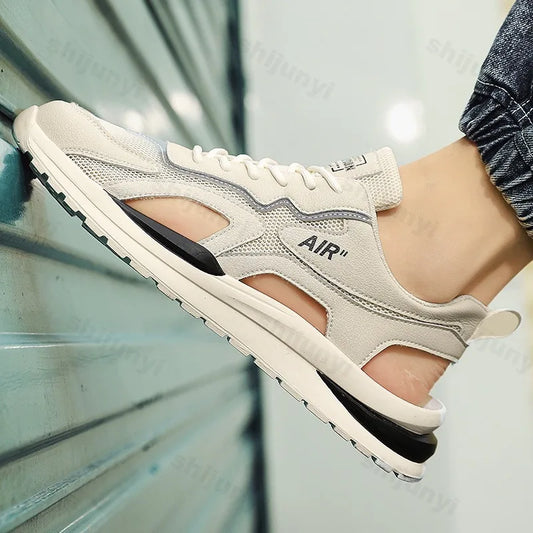 Men Sports Sandals Breathable Mesh Beach Shoe Outdoor Non-slip Sneakers Fashion Casual Shoes Luxury Sandals Zapatillas De Hombre