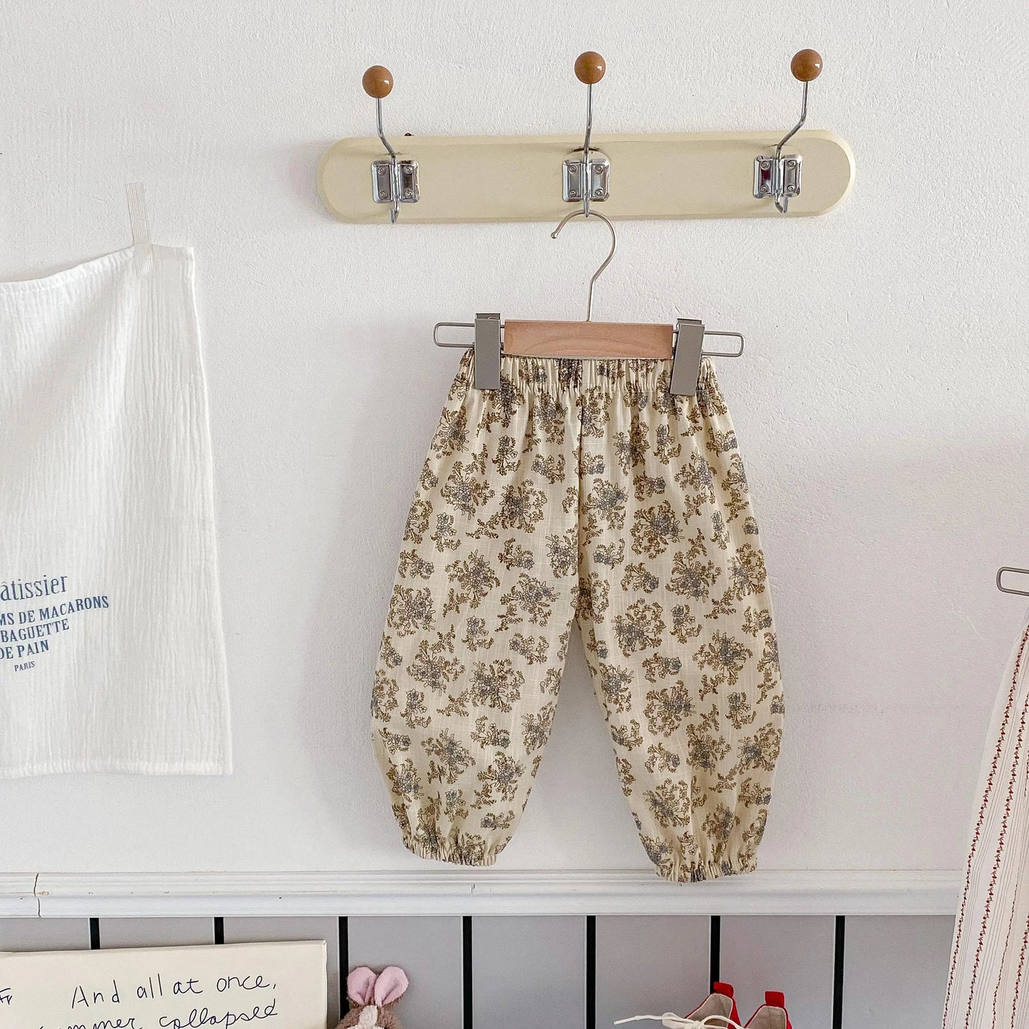 Children's Casual Trousers Boutique Fashion Girls Boys Print Bloomers Summer Clothing Thin Loose Kids Anti-mosquito Pants 1-6y