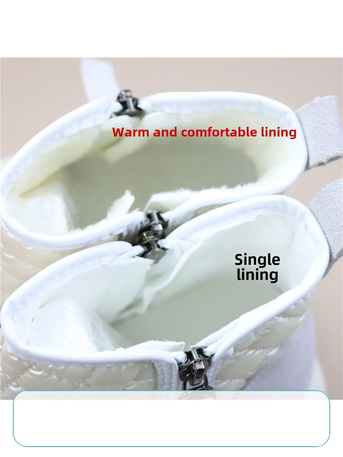12cm Winter Leather Silver Women Snow Boots Thick Sole Waterproof Warm Platform Boots Women Plush Mid-calf Boots Increases Heigh