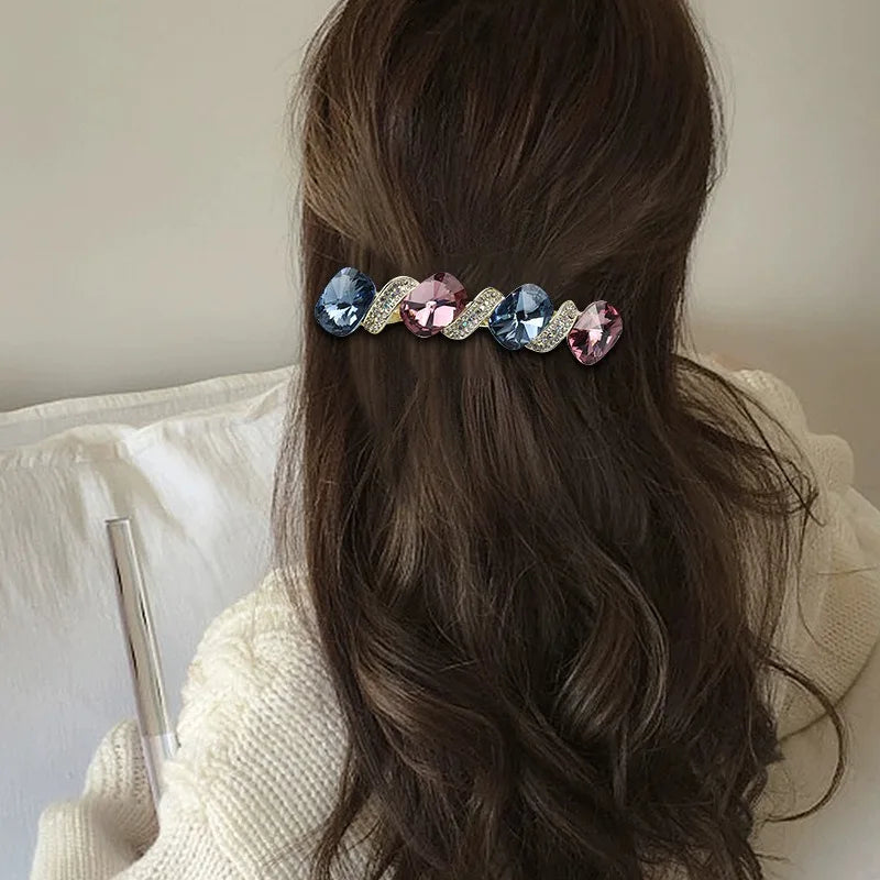 Fashion trendy Large spring hair clips accessories for women clip with a high-end feel and a ponytail hairpin girls hair pin BAZAARHUBO