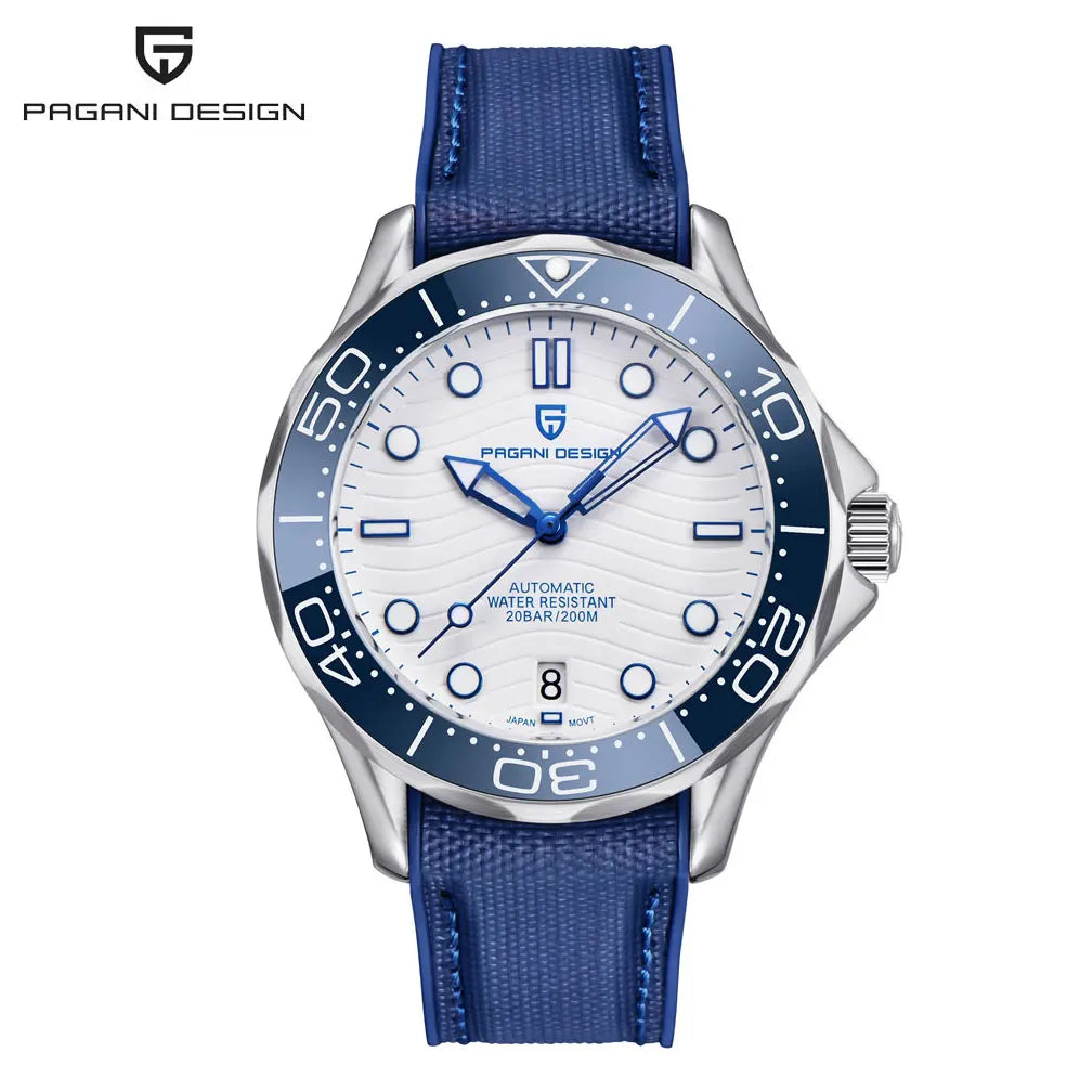 2026 New PAGANI DESIGN Gold Luxury Diving Mens Watches Automatic Watch For Men Mechanical Wristwatches AR Sapphire Ceramic Bezel