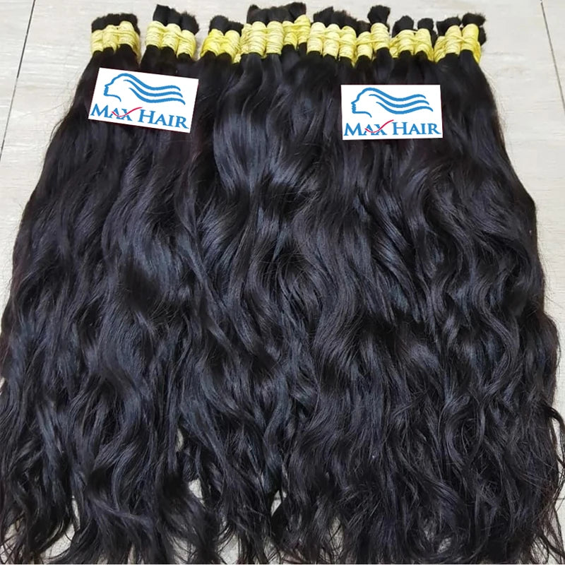 Natural Black Human Hair Bulk Hair Bundles For Braiding Body Wave Human Hair Braiding No Weft Brazilian Human Hair Extensions