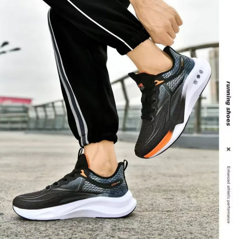 Cheap Summer Men Breathable Sport Shoes Professional No Slip Damping Men Running Sneakers Luxury Tenis Training Shoes Zapatillas
