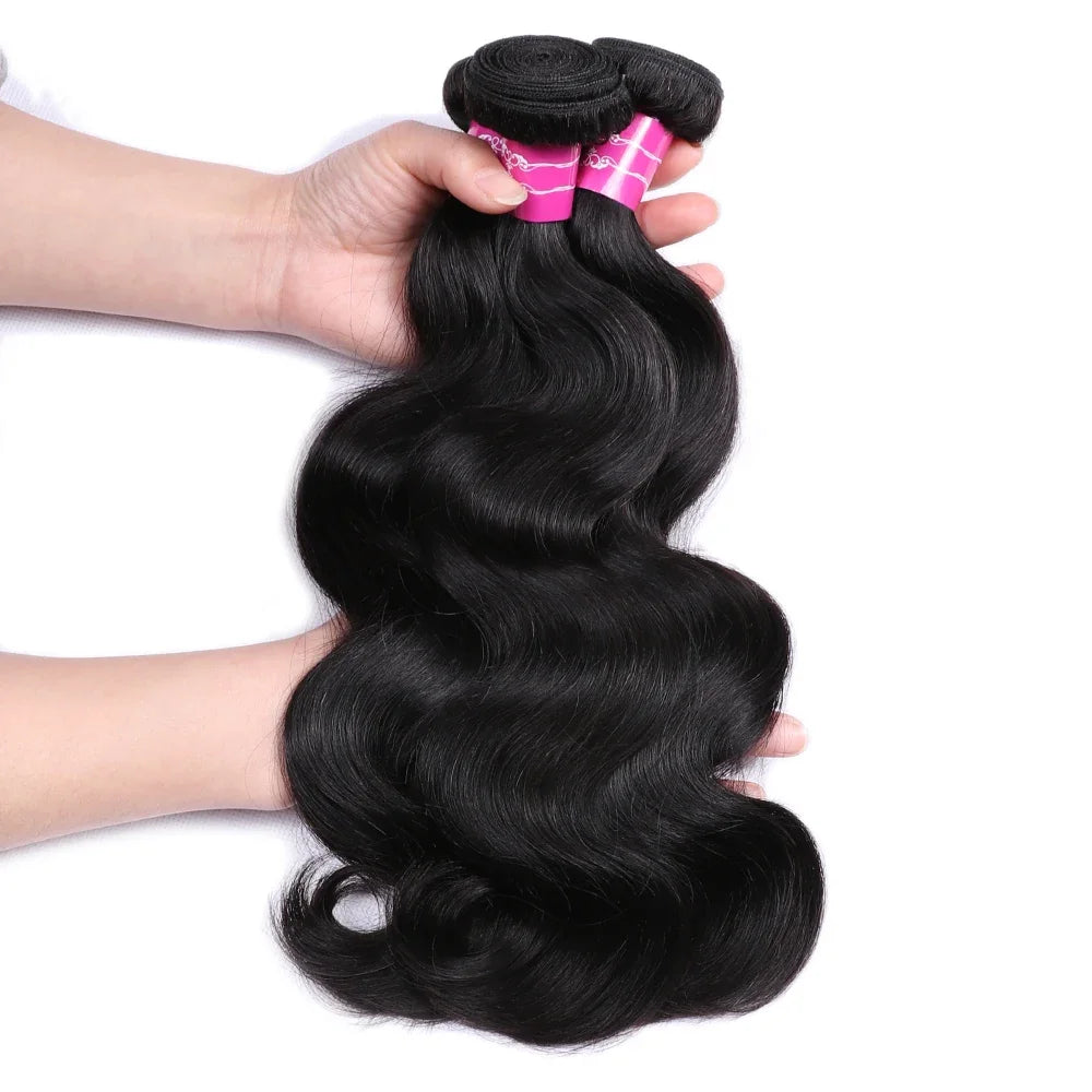 10-40 Long Inch Body Wave Human Hair Bundles Remy Hair Extensions Natural Color 1/3/4 Pcs Brazilian Body Wave Weave Bundles