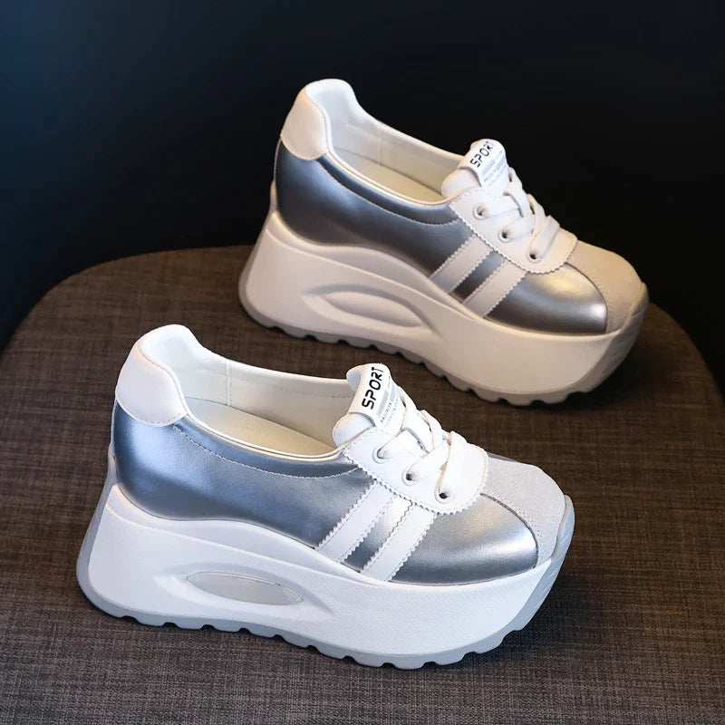 Best-selling High Quality New Shallow Mouth Increase Thick Sole Breathable Platform Casual Shoes