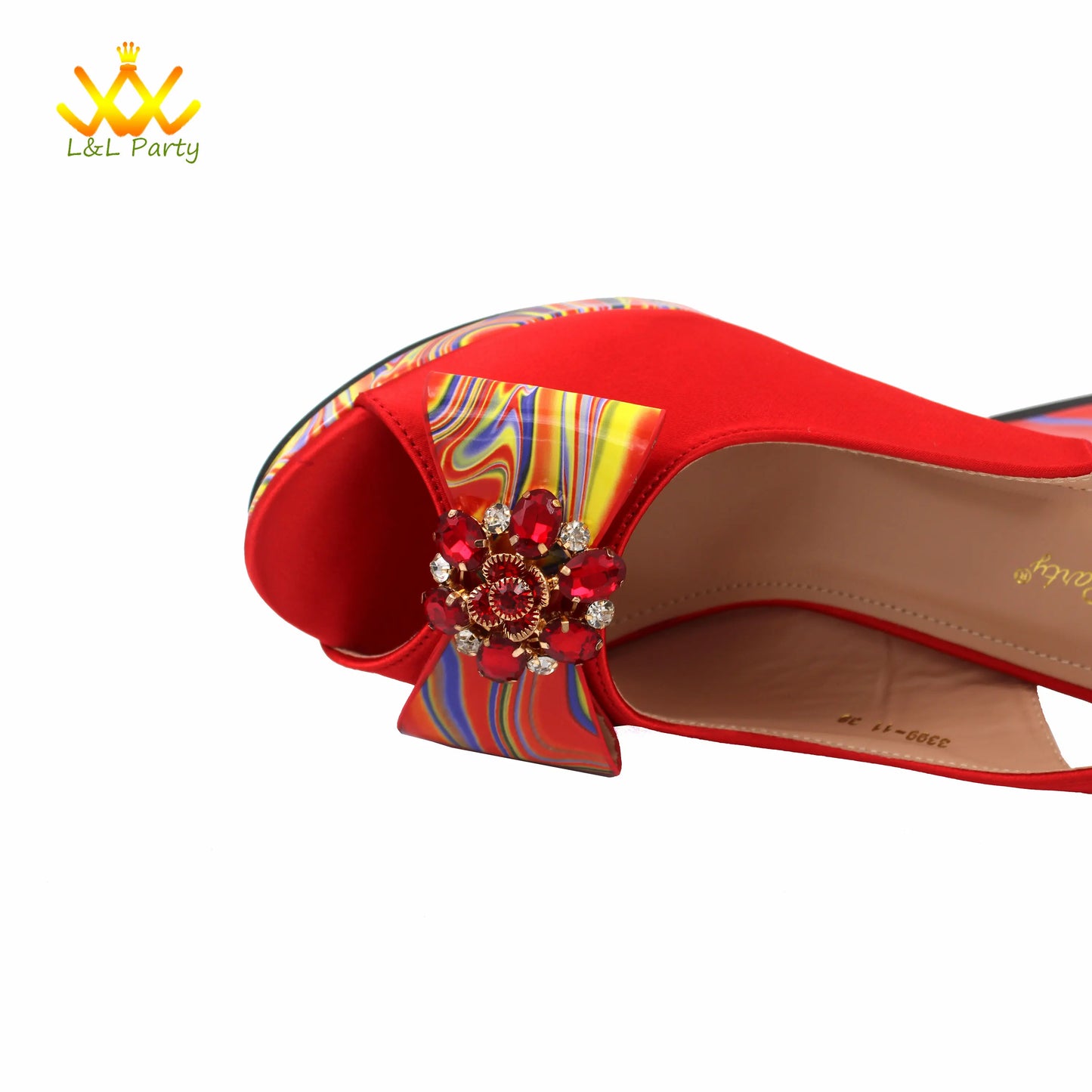 Coffee Color INS Hot Sale New Arrivals 2024 Italian Design Shoes Matching Bag Set Super High Heels Pumps for Garden Party