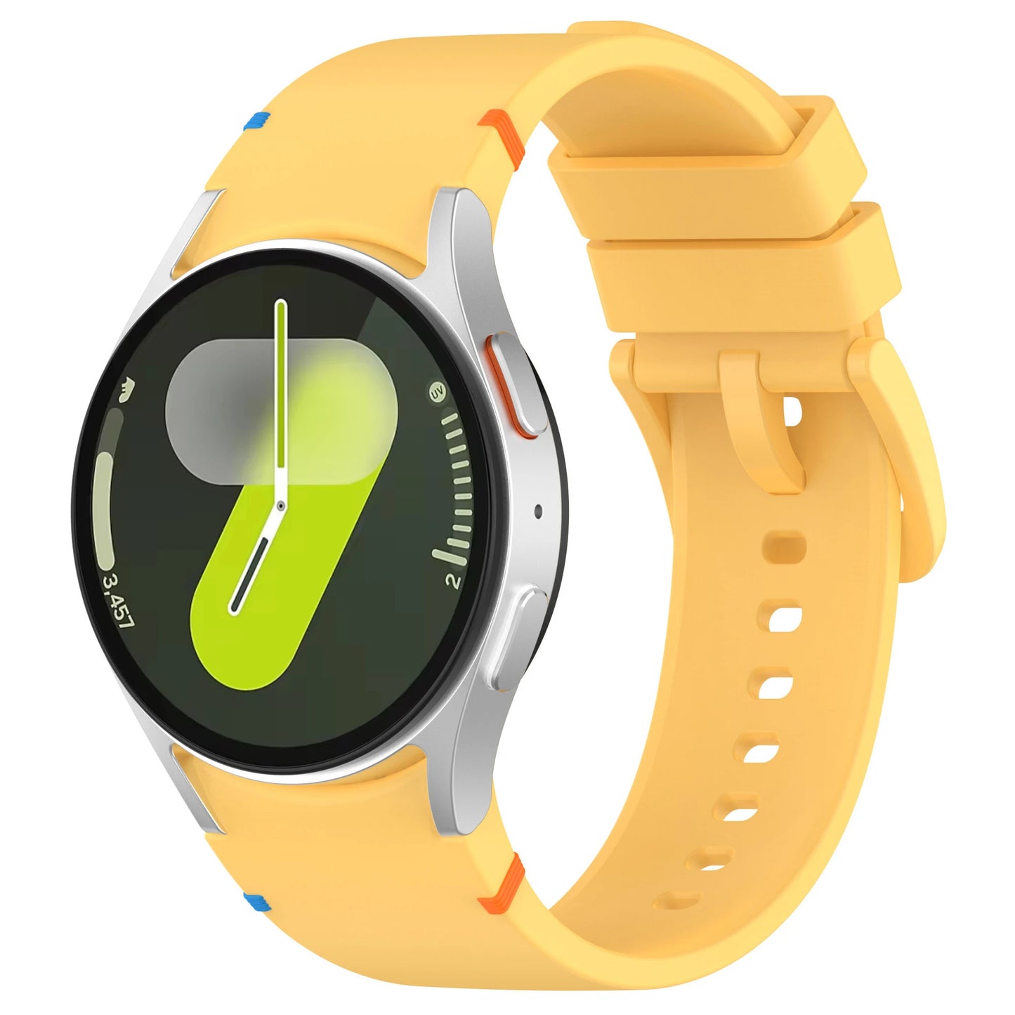 Silicone Strap for Samsung Galaxy Watch 7 6 5 4 44mm 40mm Original No Gaps Sports Band Accessories for 6/4 Classic 47mm 46mm43mm