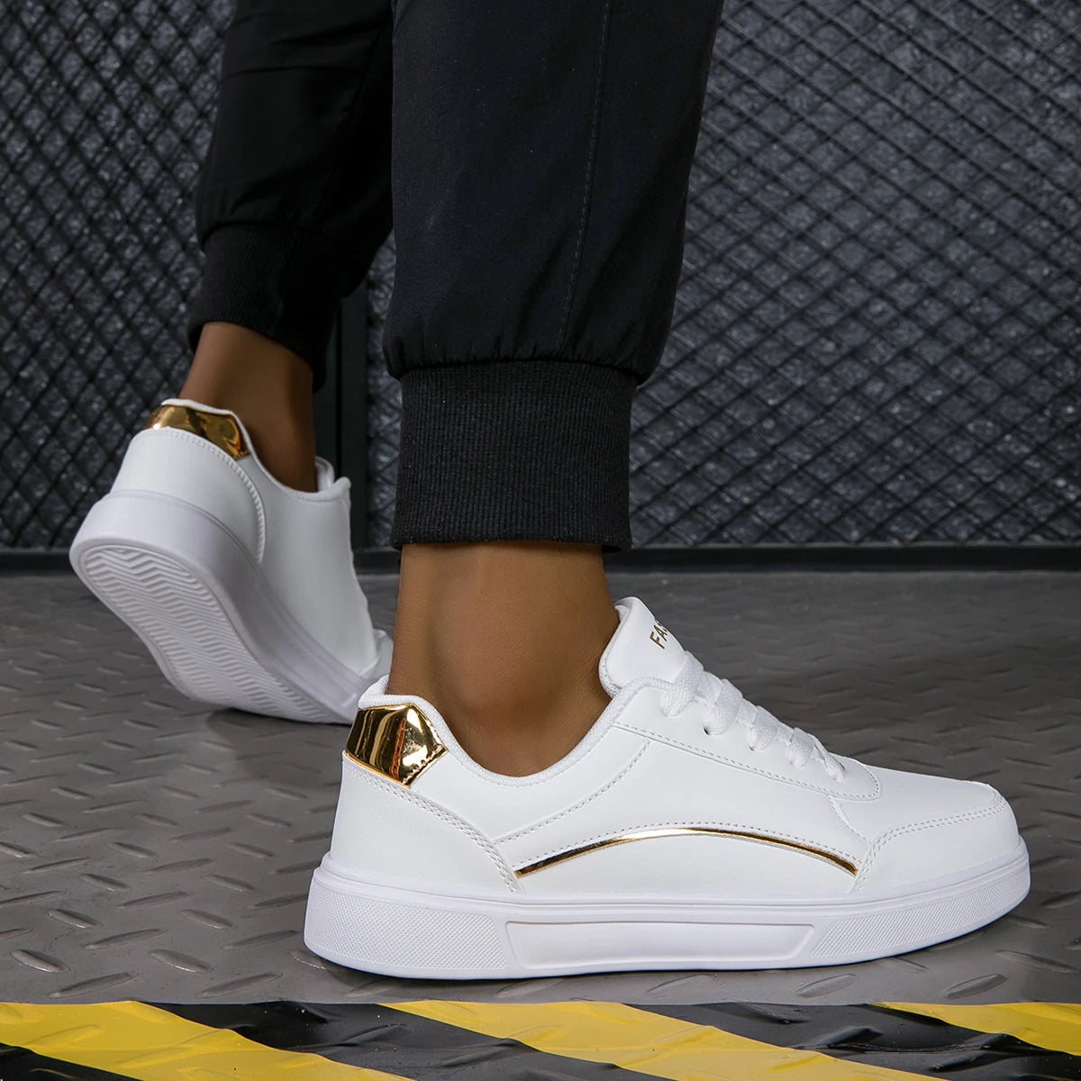 MAEDEF Women Casual Shoes New White Women's Vulcanize Shoe Breathable Lace-Up Women Sneakers Womens Sneaker Platform Flats Shoes