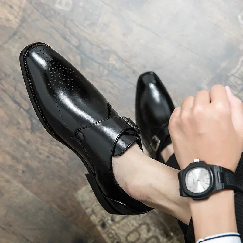 Designer Men's Shoes Classic Business Office Dress Shoe High Quality Casual Leather Shoes for Men Luxury Wedding Shoes Loafers