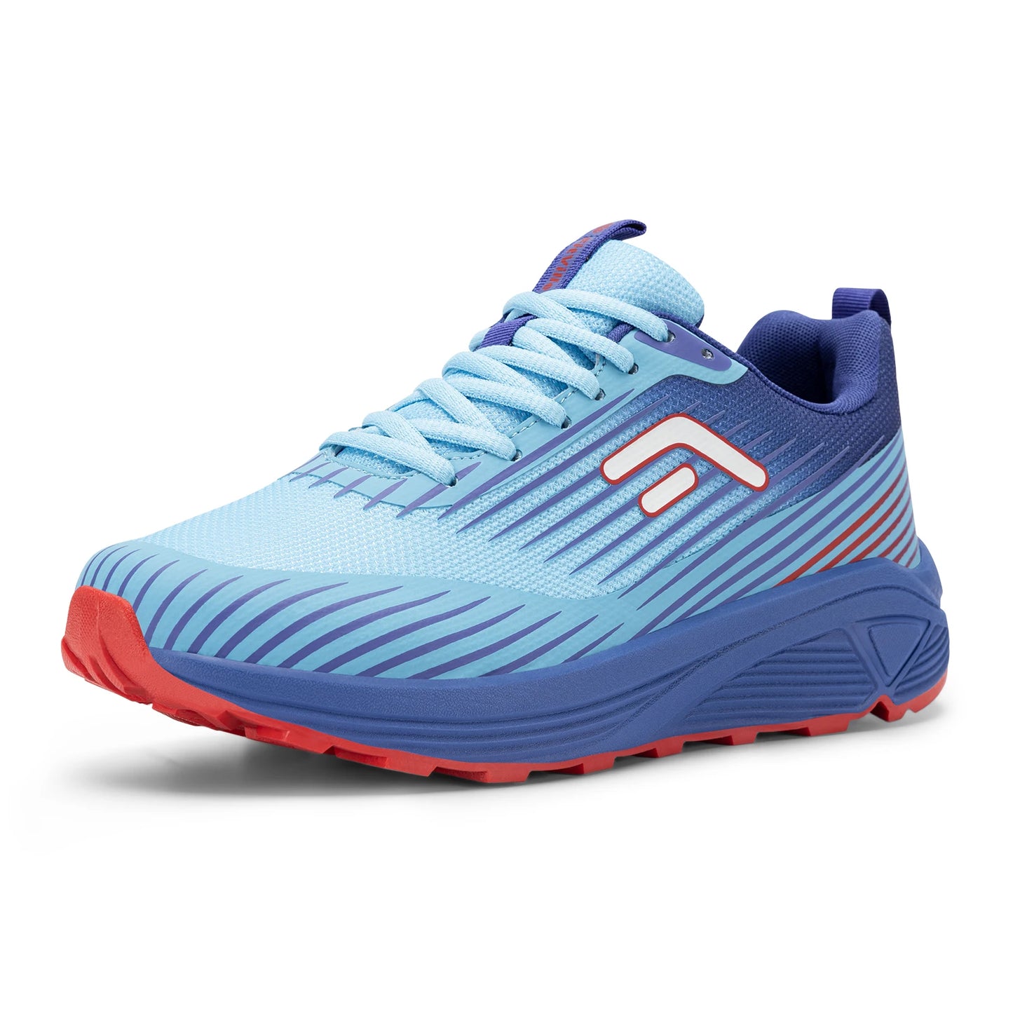 FitVille Men's Trail Running Shoes Outdoor Sneakers Wide Anti-slip Cushioning Lightweight for Swollen Feet with Arch Support