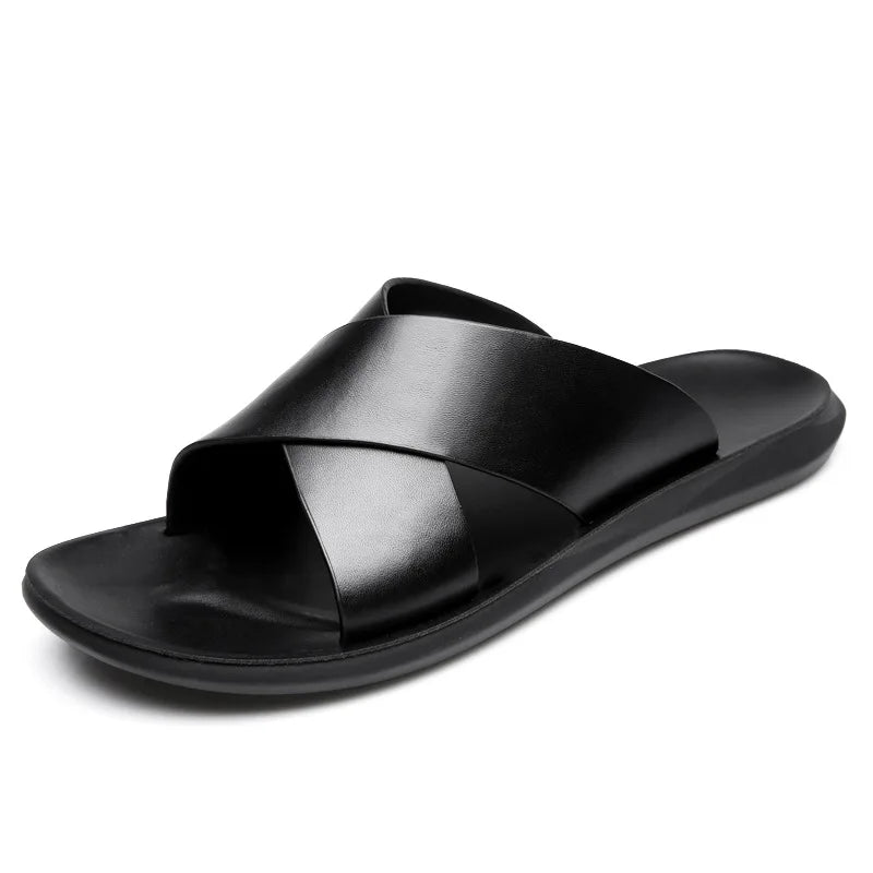 Slippers Men's Summer Outside Cool Slippers Big Size 47 48 Casual Beach Shoes Men Sandals Slippers