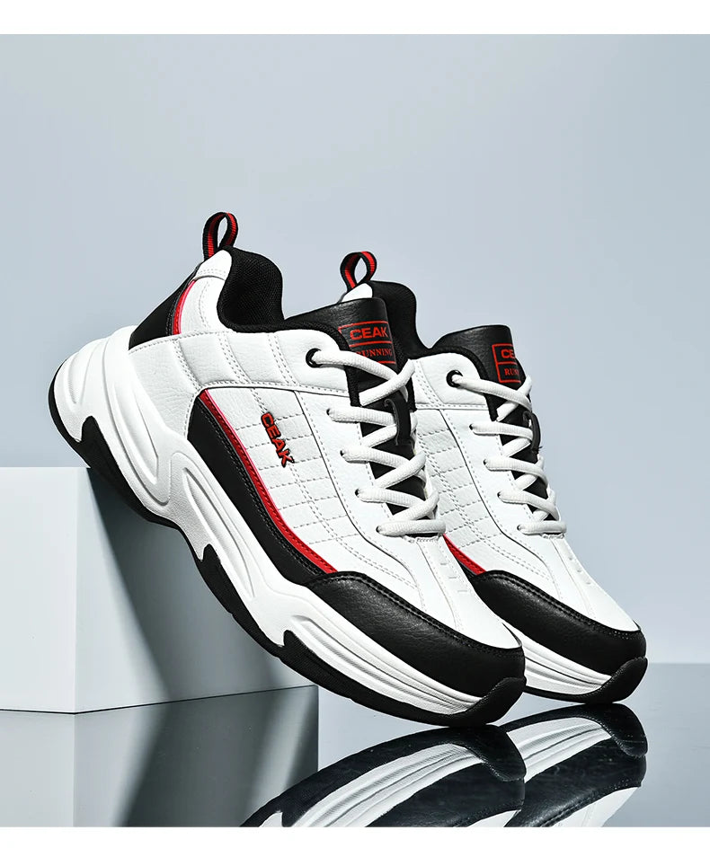 Men's new sports shoes four season casual fashion versatile wear-resistant comfortable thick soled sports shoes running sneakers