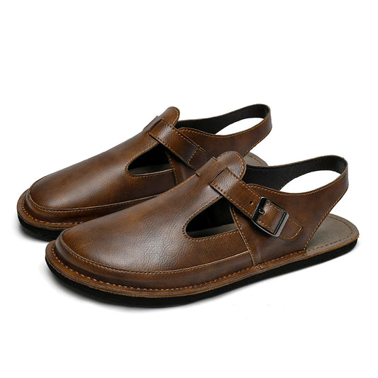 Summer Men'S Sandals Comfortable Lightweight Fashionable Sandals Outdoor Casual Slippers Oil Resistant Waterproof Home Sandals