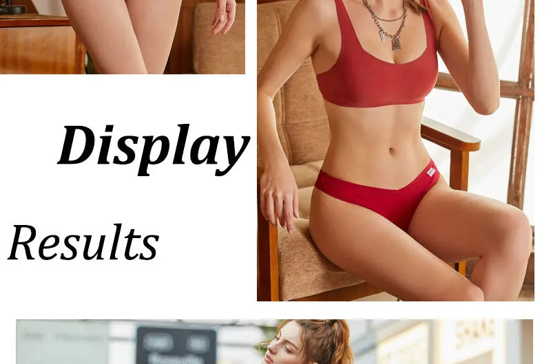 10PCS/Set Women Waffle Cotton Thongs Panties Female Breathable G-String Underwear Ladies Sexy V Waist Bikini Girls Soft Lingerie