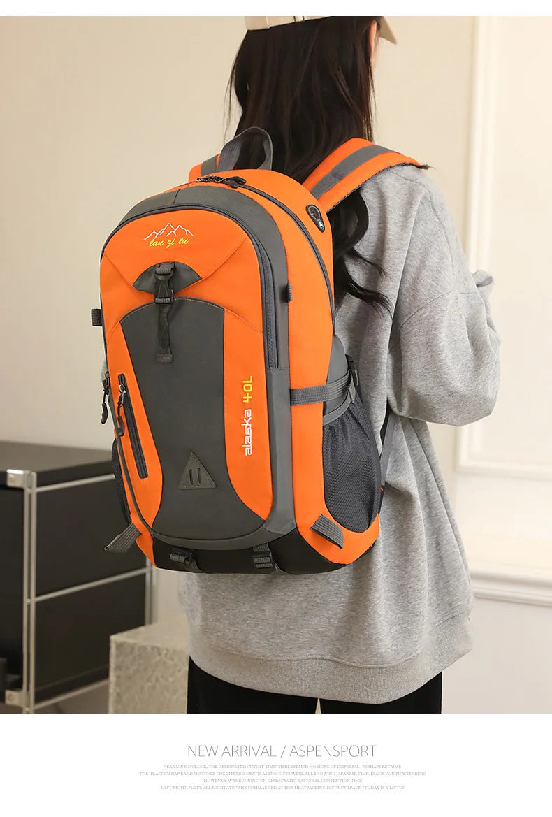 Mountaineering Bag Backpack Men And Women Fashion Computer Backpack Outdoor Travel Bag Junior High Double Shoulder Bags Gifts