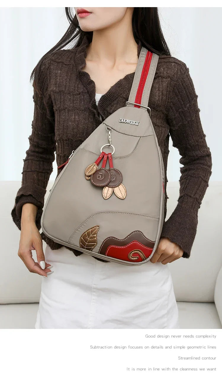 Casual Solid Nylon Designer Style Backpacks for Women 2026 High Quality Simple Versatile Commute Hot Trendy Sweet School Bags