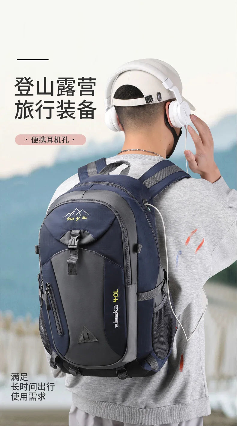 Mountaineering Bag Backpack Men And Women Fashion Computer Backpack Outdoor Travel Bag Junior High Double Shoulder Bags Gifts