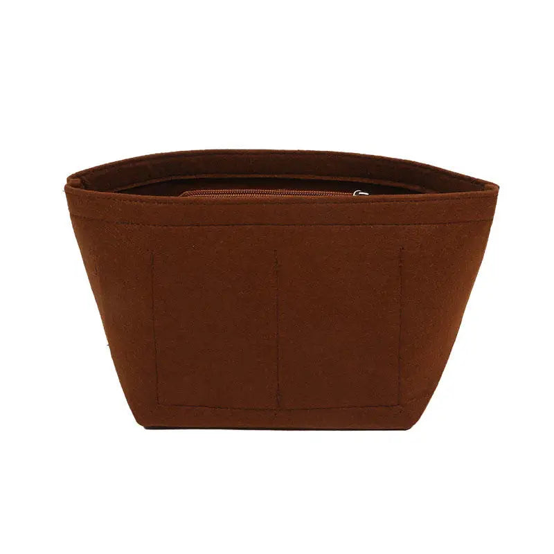 Multi-Pocket Felt Insert Bag Organizer Makeup Organizers Liner Perfect for Women Handbags Bucket Bag Bag Accesories Cosmetic Bag