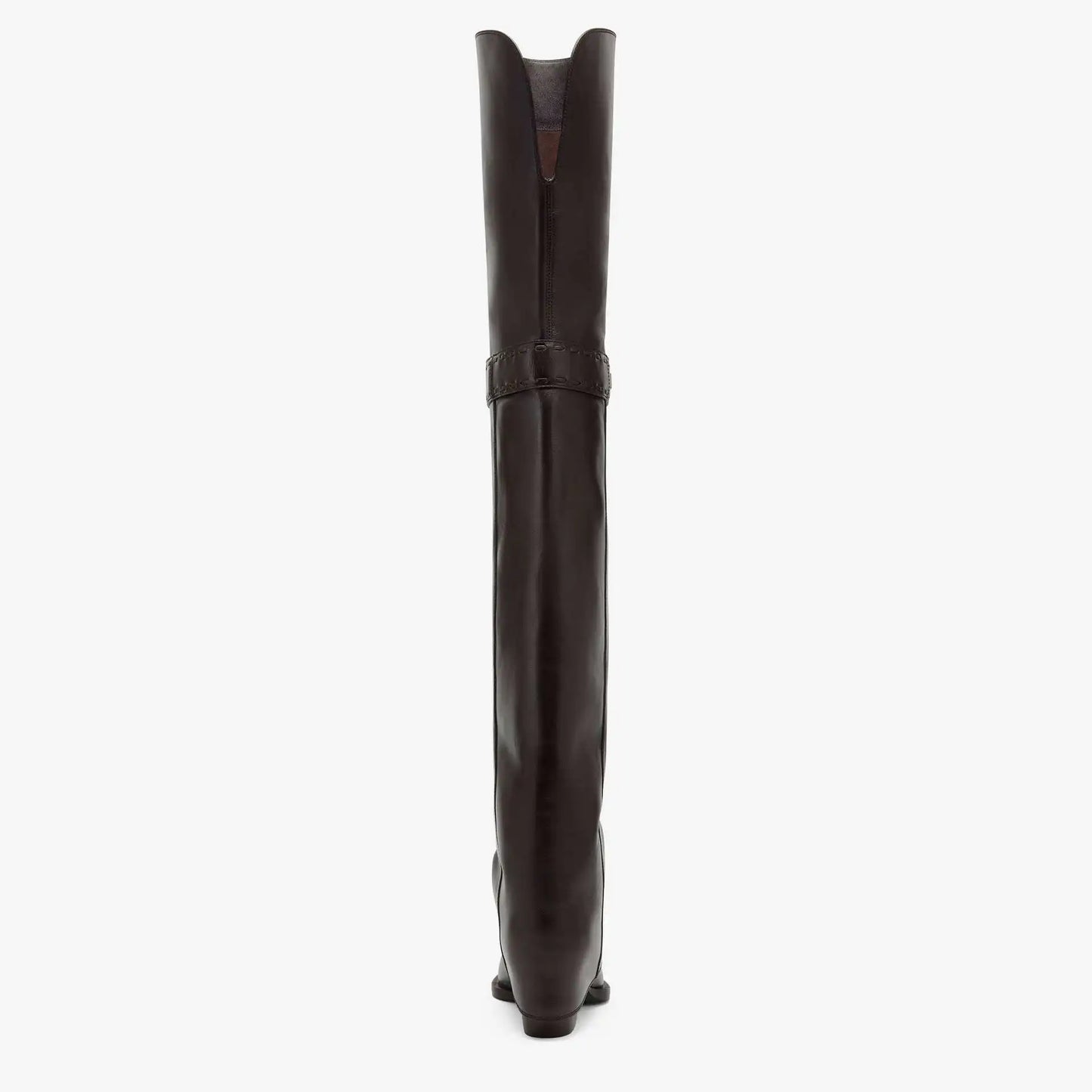 Elegant Temperament of European and American Women, Thick High Heels, Skirt Hem, Knee High Boots, Oversized Retro Knight Boots