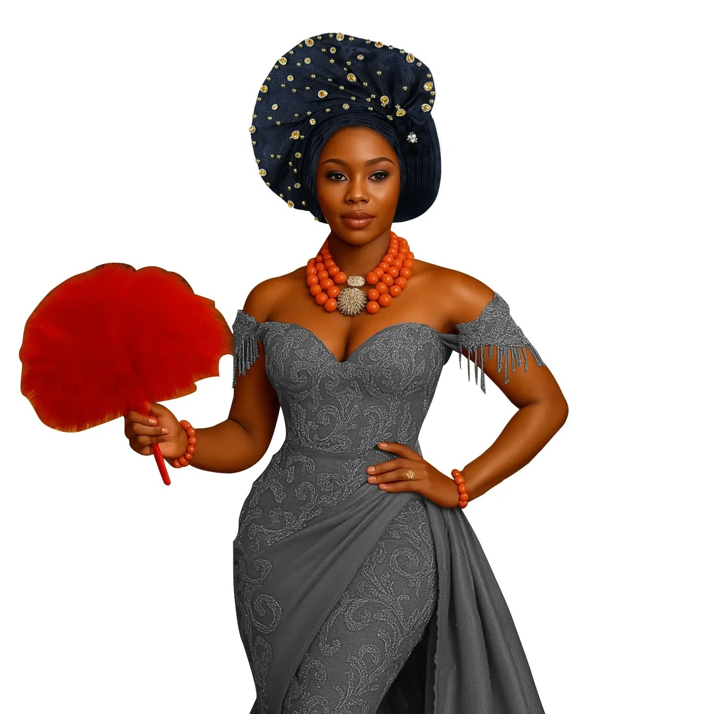 Luxury African Headscarf Wedding Party Auto Gele Headties Already Made Turban Cap for Women Nigeria Bonnet Hijab Head Wrap Hat