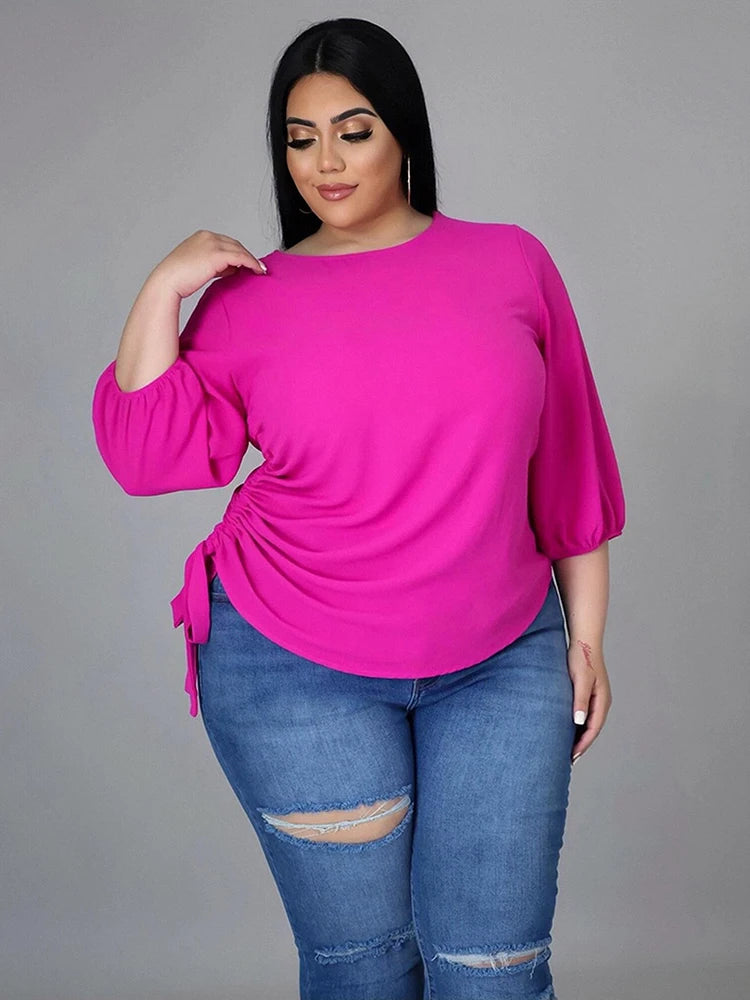 Ladies Tops Long Sleeve Female Clothing Large Size Fashion Woman Blouses 2022 Plus Size Blouses Wholesale Bulk Dropshipping