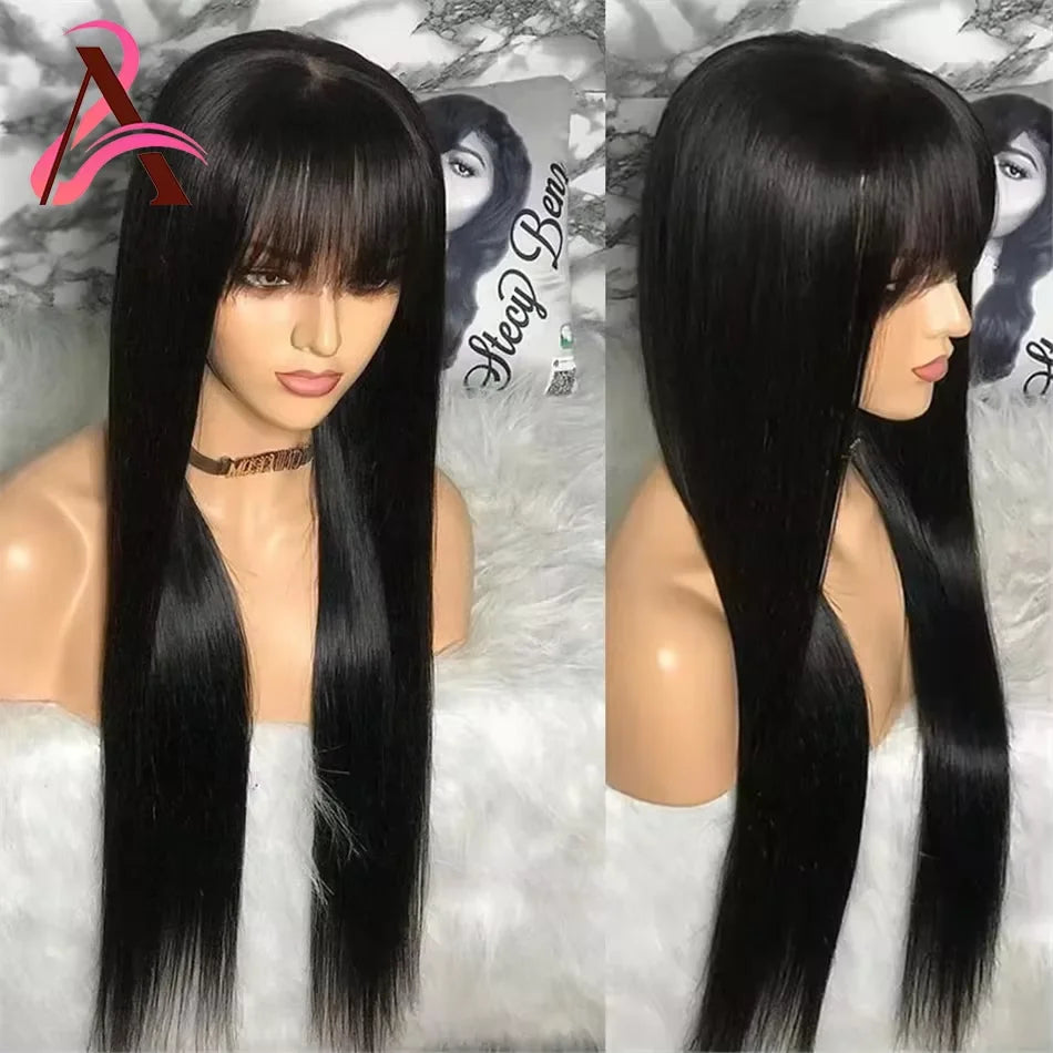 HD Bone Straight 13x6 13x4 Lace Front Human Hair Wig Transparent Brazilian Remy 36 Inch Human Hair Lace Frontal Wig For Women