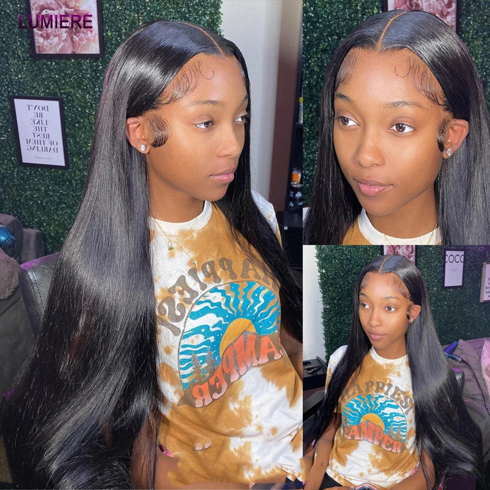 38 40 Inch Bone Straight 100% Virgin Unprocessed Human Hair Bundles Deal Raw Hair Extensions Brazilian Natural Black Wholesale