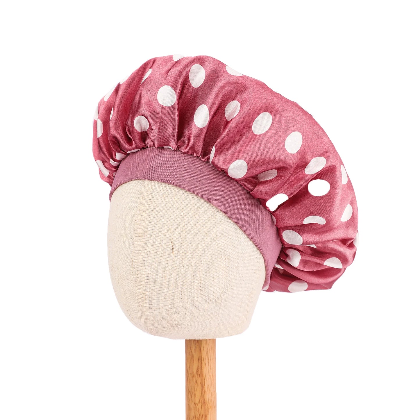 Fashion New African Children Adjustable Printing Ankara Satin Bonnet Sleep Cap Baby Kids Satin Bonnet Sleep Hat Silk Shower Cap