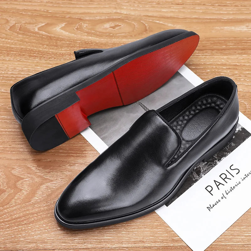 Size 38-48 Classic Le Fu Shoes for Men Casual Business Comfort Fashion Brand Shoes Men British Gentleman Social Shoes Men