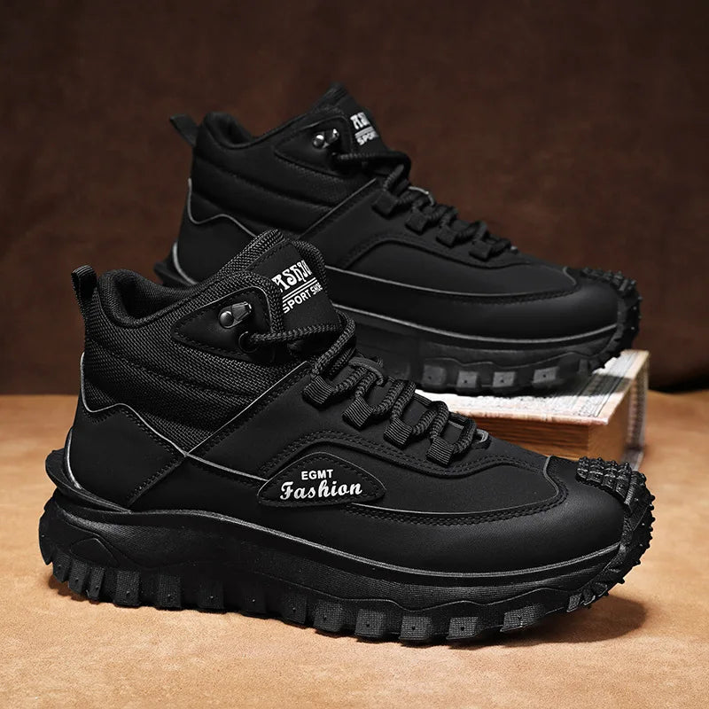 Men's Large Size Versatile Mountain Climbing Anti-slip Wear-resistant Outdoor Casual Trendy Spring Lightweight Dad Shoes