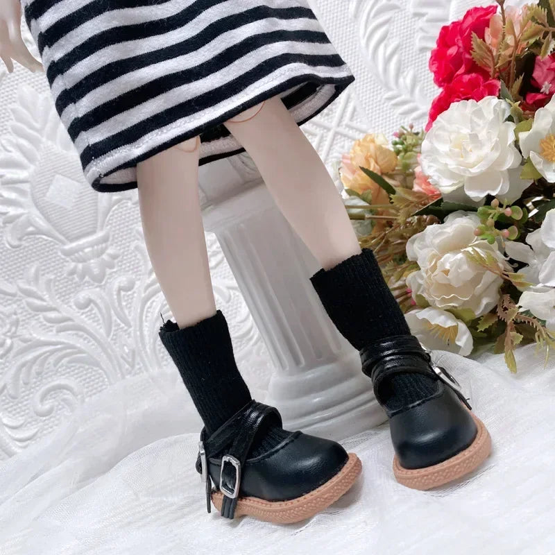 Fashion 60cm Doll Shoes Boots 1/3 Bjd Doll Shoes 7.5cm Foot Wear Simulation Shoes Toy Doll Accessories