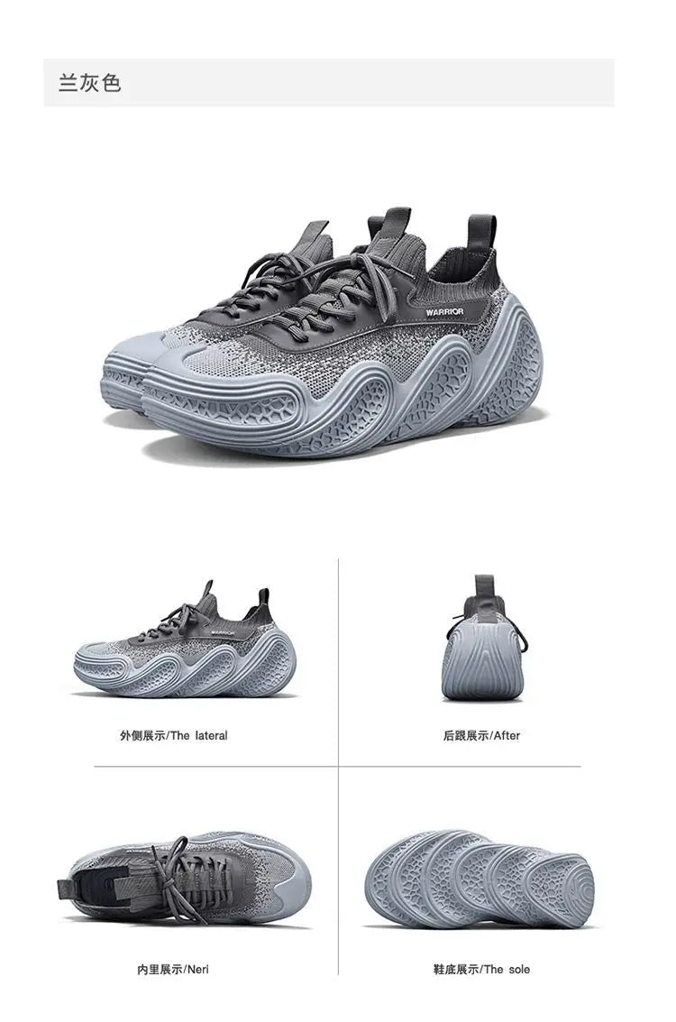 Warrior Original Brand Sports Shoes Summer Breathable Mesh Lightweight Running Shoes Wear-resistant Non-slip Casual Sneakers