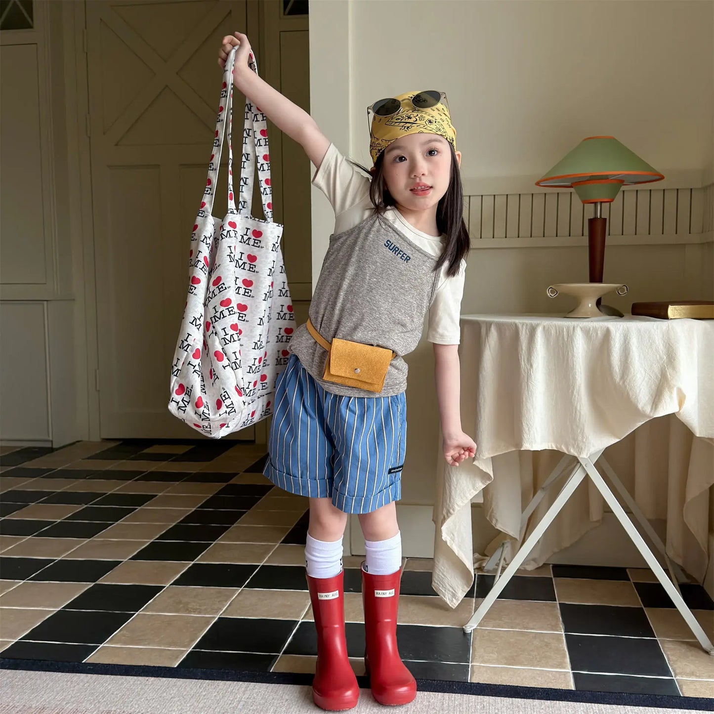 2026 Summer New Children Casual Striped Shorts Boys Girls Loose Shorts Thin Cotton Toddler Pants Fashion Kids Clothes