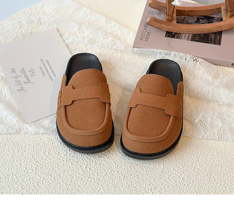 Children Casual Shoes for Girls Boys 2026 Autumn New Fashion Korean Style Soft Bottom Anti-slippery Versatile Catwalk Loafer