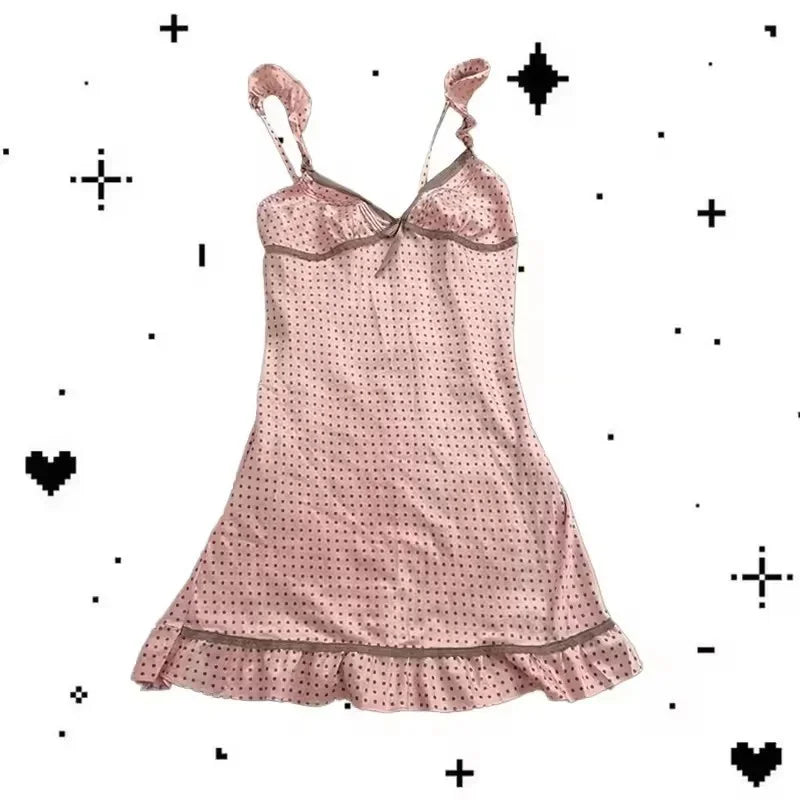 NEW Rock Goth Hip Hop Y2K Dress Frock Streetwear High Street Fashion Sexy Jersey Dress Classic Minimalist Yarn Skirt Casual