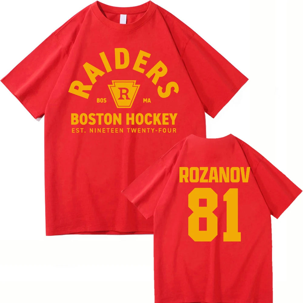 24 Hollander Montreal Voyageurs ClubT Shirt Fashion Men/Women TV Heated Rivalry Ilya Rozanov 81 T-Shirt High Quality Tees Shirts