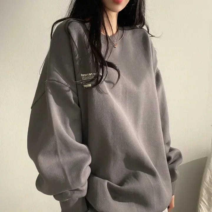 Women Sweatshirts Oversized Spring Hoodie Long Sleeve Casual Letter Print Loose Pullovers Harajuku Sweatshirt Female
