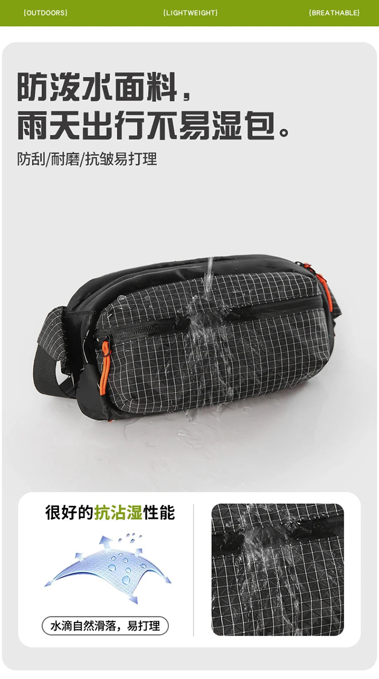 2025 New Pattern Lightweight Waterproof Nylon Fabric Small Square Bag for Women - Single Shoulder Crossbody Compact Bag for Mobi