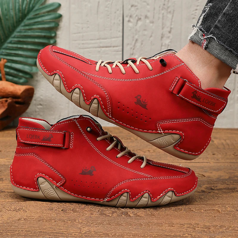 Leisure Men's Boots High-quality Stitching Soft Sole Comfortable Breathable Non Slip Durable Upper Cycling Couple Platform Boots