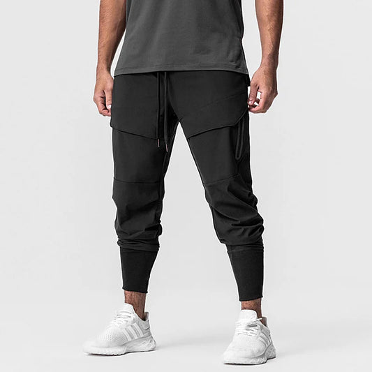 Mens Summer Quick Dry Streetwear Trousers Man Running Joggers Pants Sweatpants Bodybuilding Sports Compression Trackpants