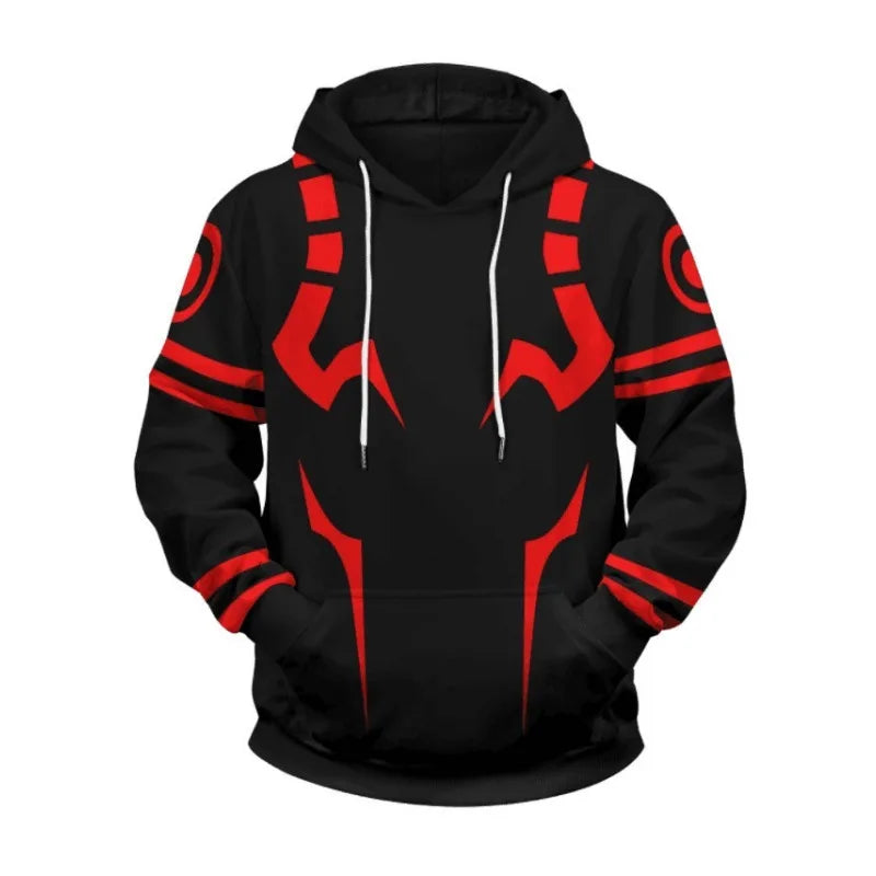 New Anime Jujutsu Kaisen Washed Hoodie 100% Cotton Vintage Printed Long Sleeve Men's Clothing Fashion Casual Hip Hop Sweatshirt
