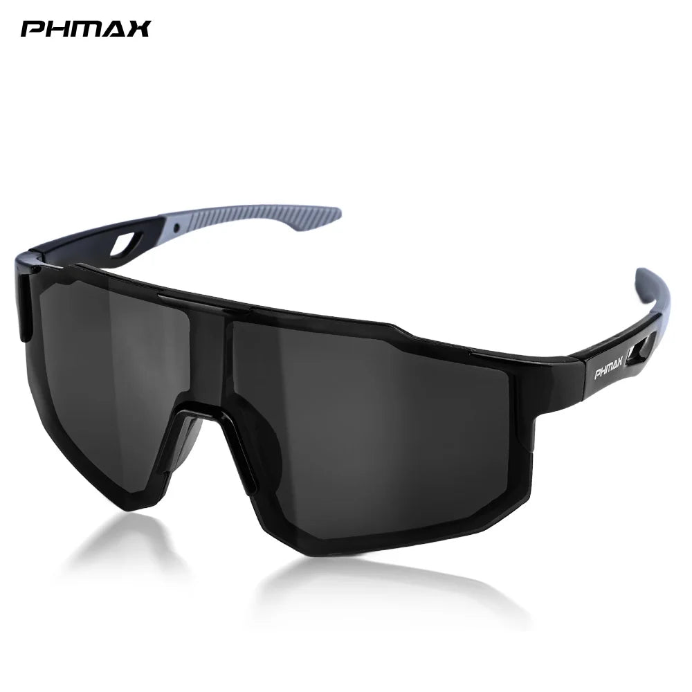 PHMAX Polarized Cycling Glasses Men's Woman Bike Bicycle Polarized Sunglasses 2026 MTB Road Racing Lightweight Flexible Goggle