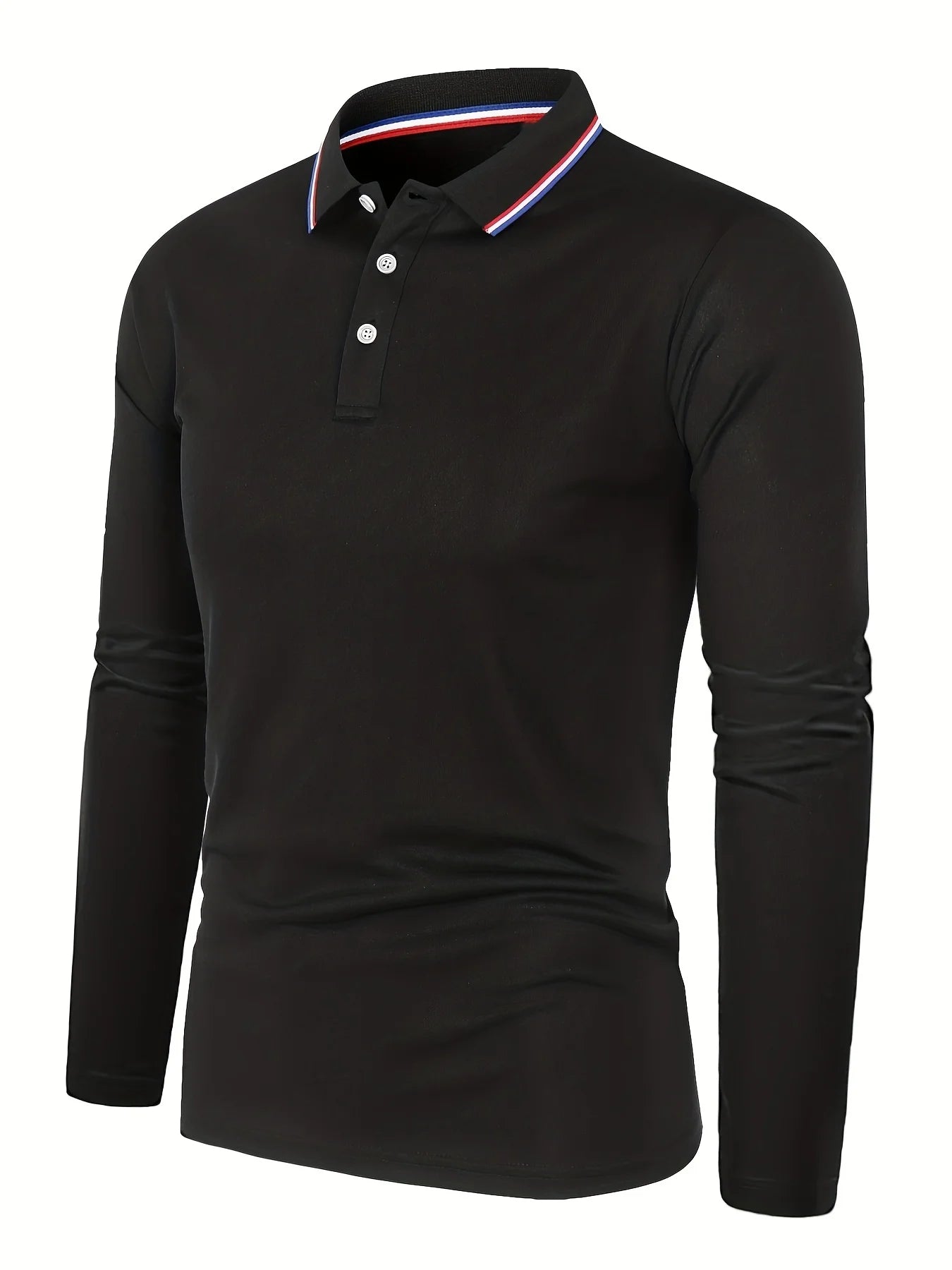 Men's Spring and Autumn Casual Breathable Comfortable Polo Shirt Hot Selling Fashion Men's Business Long Sleeve T-Shirt